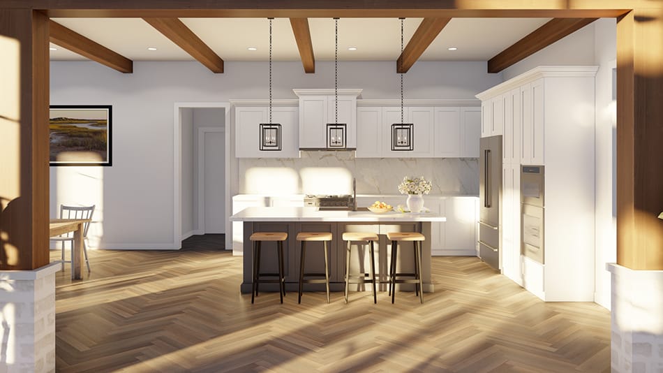 Kitchen: Kitchen Island of this 4-Bedroom,4823 Sq Ft Plan -193-1271
