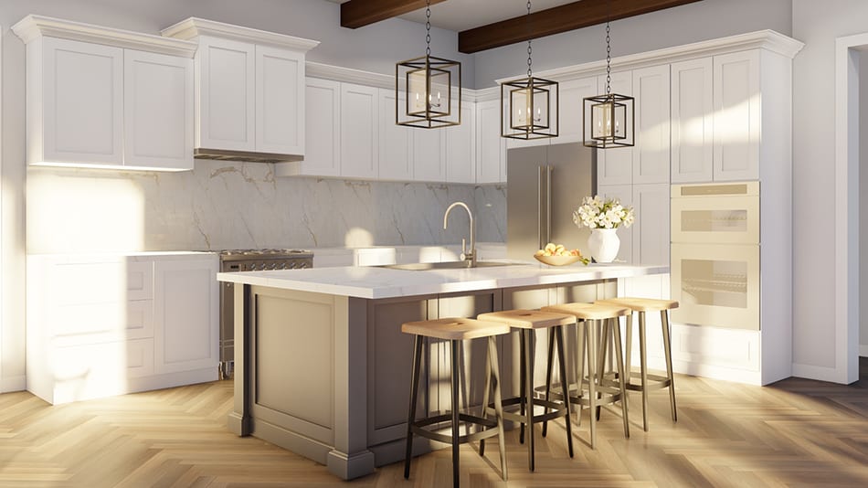 Kitchen: Kitchen Island of this 4-Bedroom,4823 Sq Ft Plan -193-1271