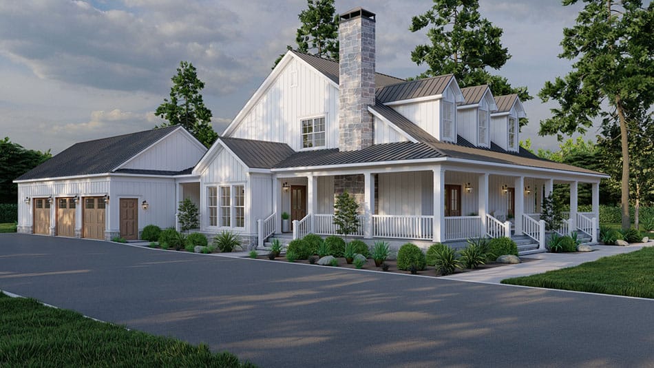Left View of this 3-Bedroom,2169 Sq Ft Plan -193-1272