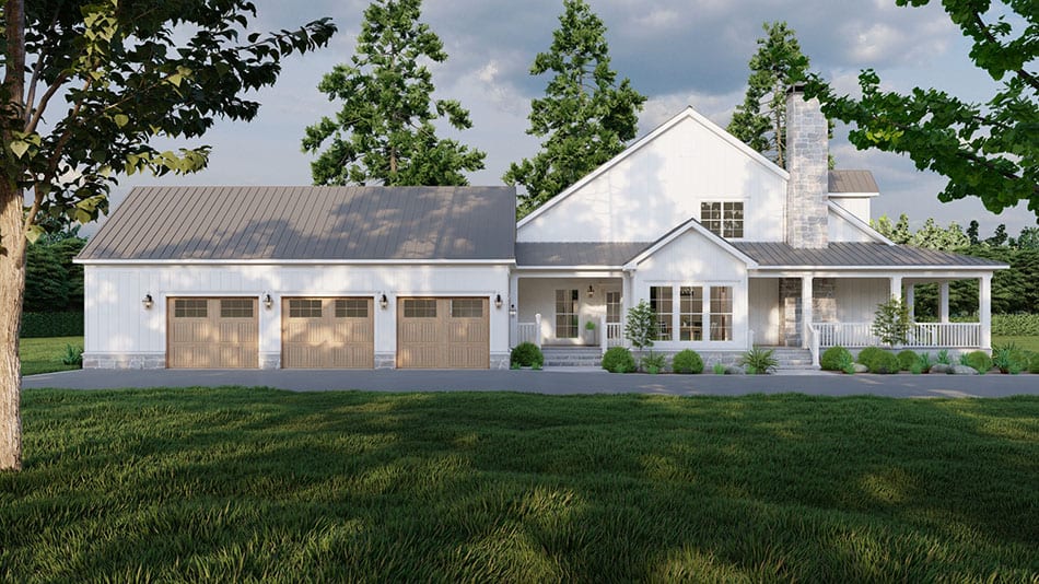 Left View of this 3-Bedroom,2169 Sq Ft Plan -193-1272