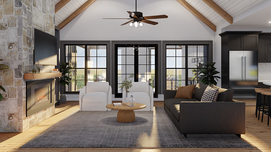 Great Room of this 4-Bedroom,2556 Sq Ft Plan -193-1273