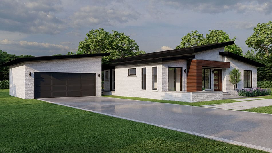 Left View of this 3-Bedroom,1881 Sq Ft Plan -193-1275