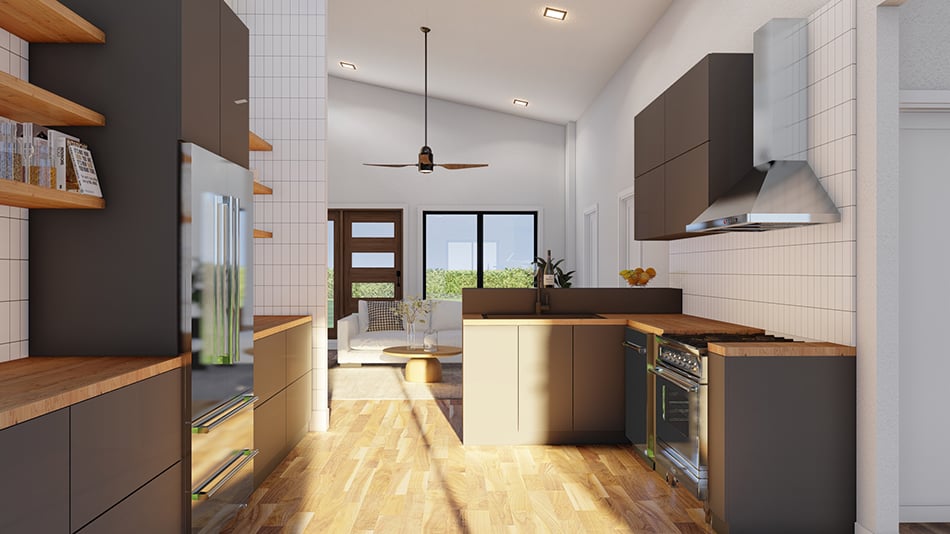 Kitchen of this 3-Bedroom,1881 Sq Ft Plan -193-1275