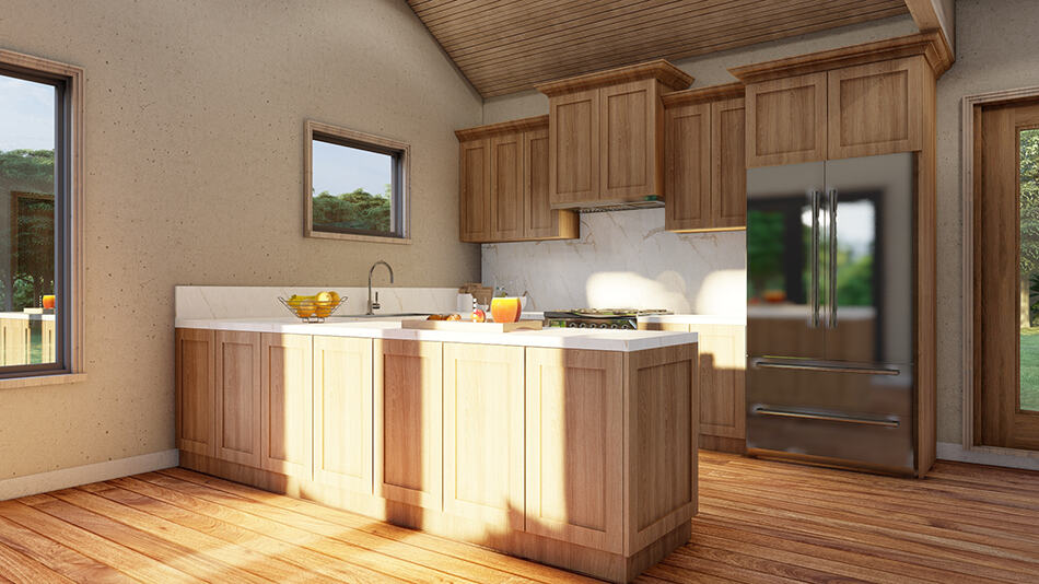 Kitchen: Breakfast Bar of this 2-Bedroom,1071 Sq Ft Plan -193-1277