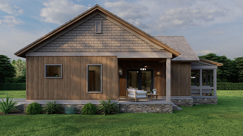 Left View of this 2-Bedroom,1071 Sq Ft Plan -193-1277