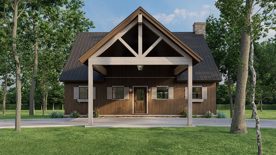 Front View of this 3-Bedroom,2255 Sq Ft Plan -193-1278
