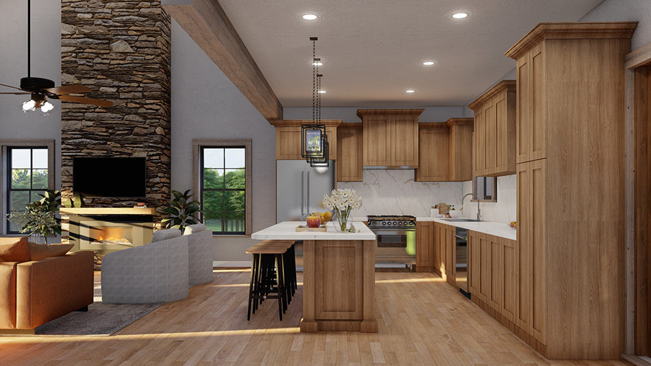 Kitchen of this 3-Bedroom,2255 Sq Ft Plan -193-1278