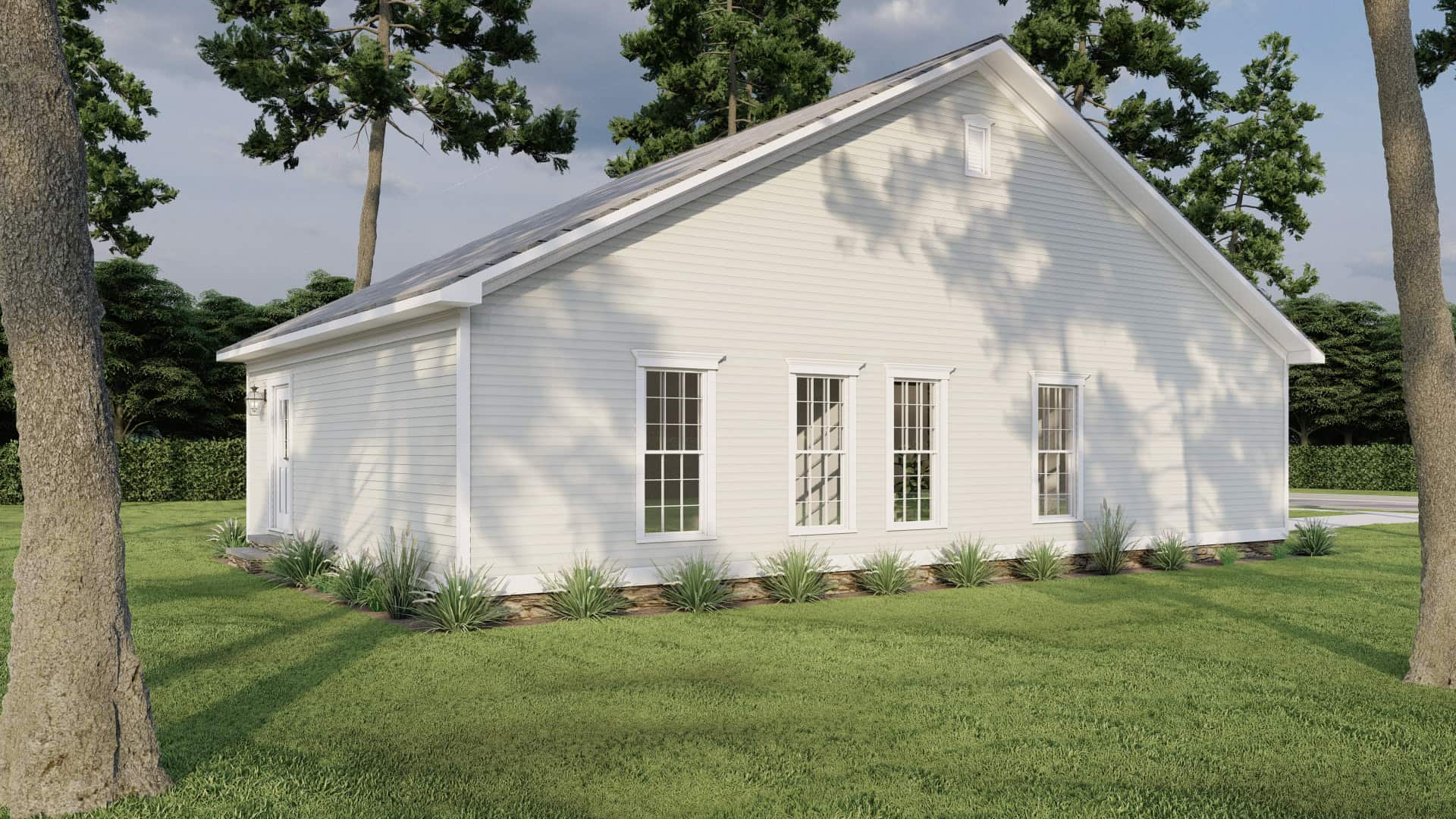 Left Side View of this 3-Bedroom,1284 Sq Ft Plan -193-1279