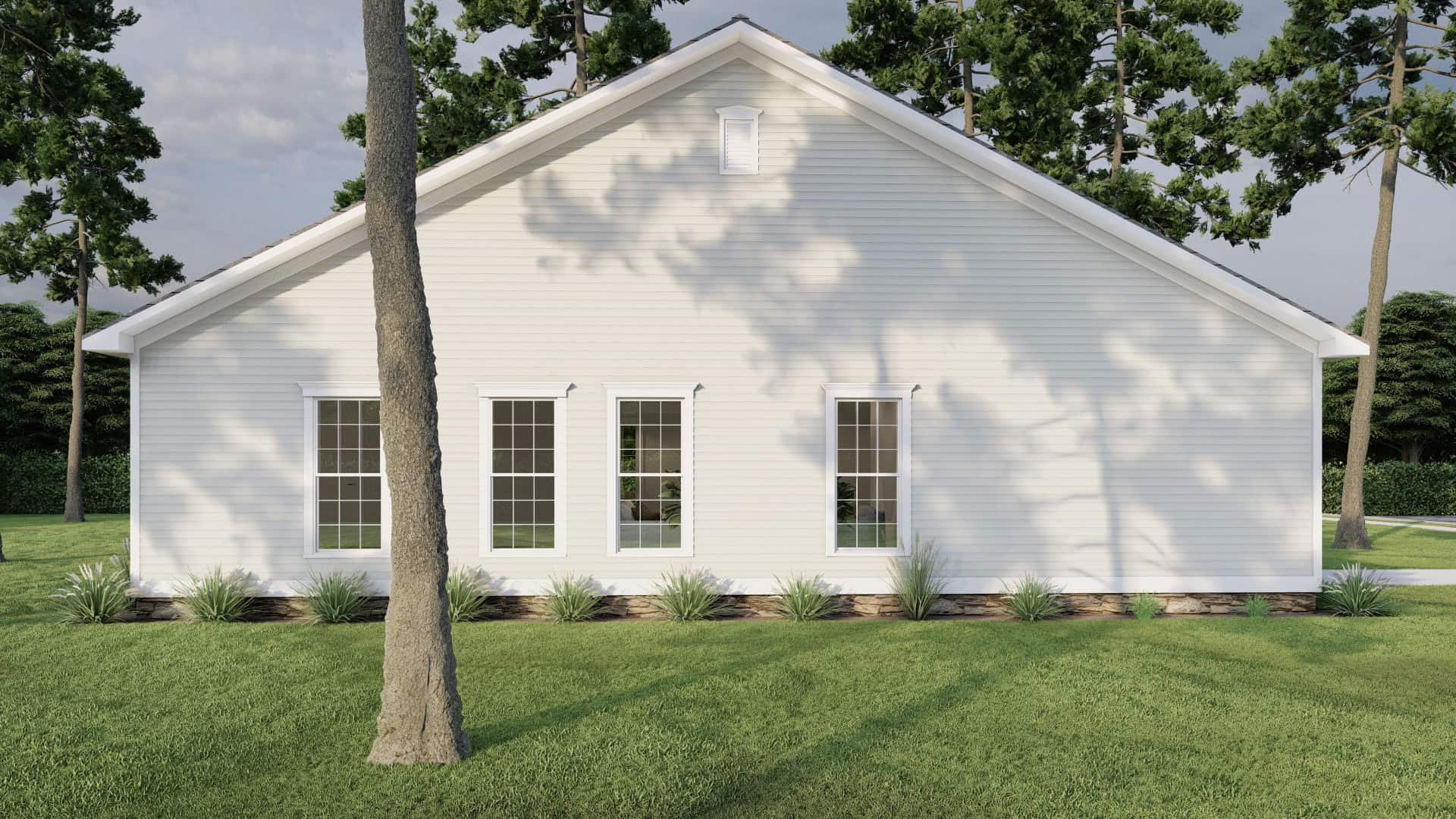 Left Side View of this 3-Bedroom,1284 Sq Ft Plan -193-1279