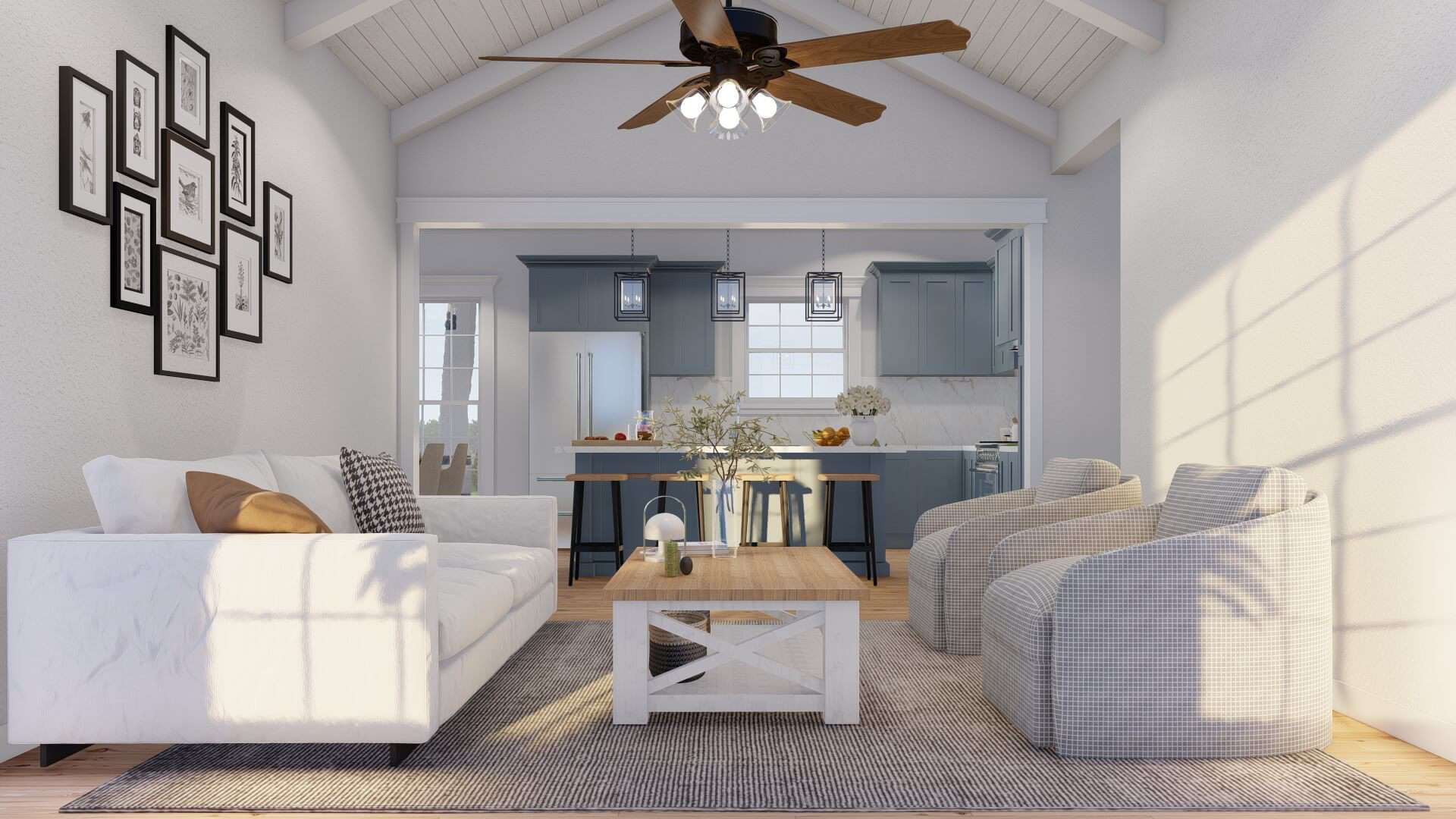 Great Room of this 3-Bedroom,1284 Sq Ft Plan -193-1279