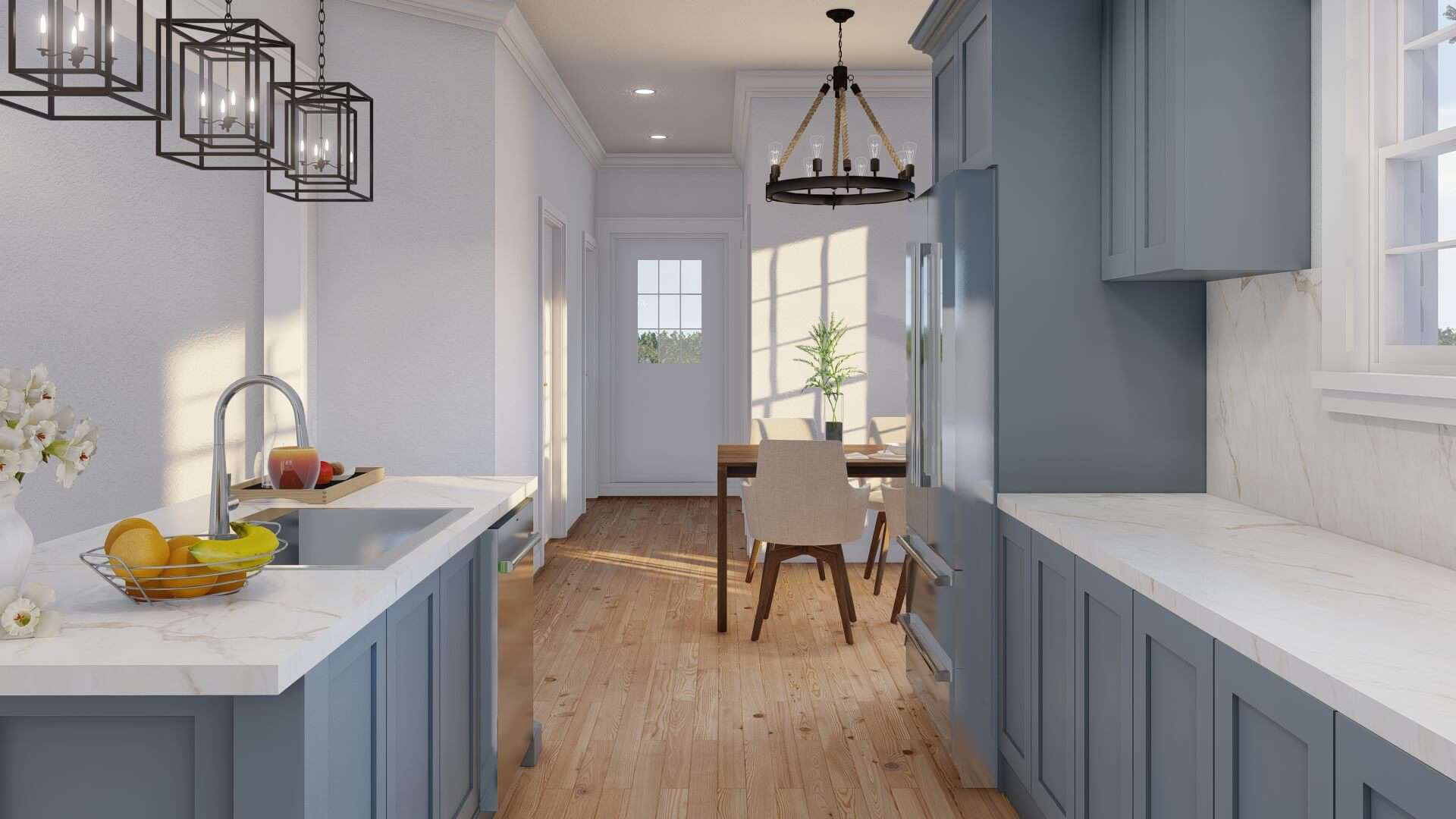 Kitchen: Kitchen Island of this 3-Bedroom,1284 Sq Ft Plan -193-1279