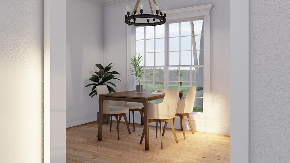 Dining Room of this 3-Bedroom,1284 Sq Ft Plan -193-1279
