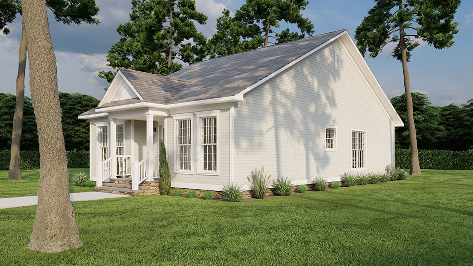 Right View of this 3-Bedroom,1284 Sq Ft Plan -193-1279