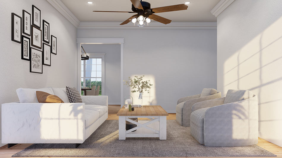 Great Room of this 3-Bedroom,1284 Sq Ft Plan -193-1279