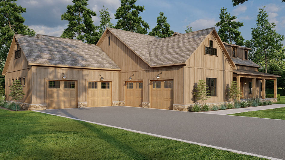 Left View of this 3-Bedroom,2173 Sq Ft Plan -193-1280