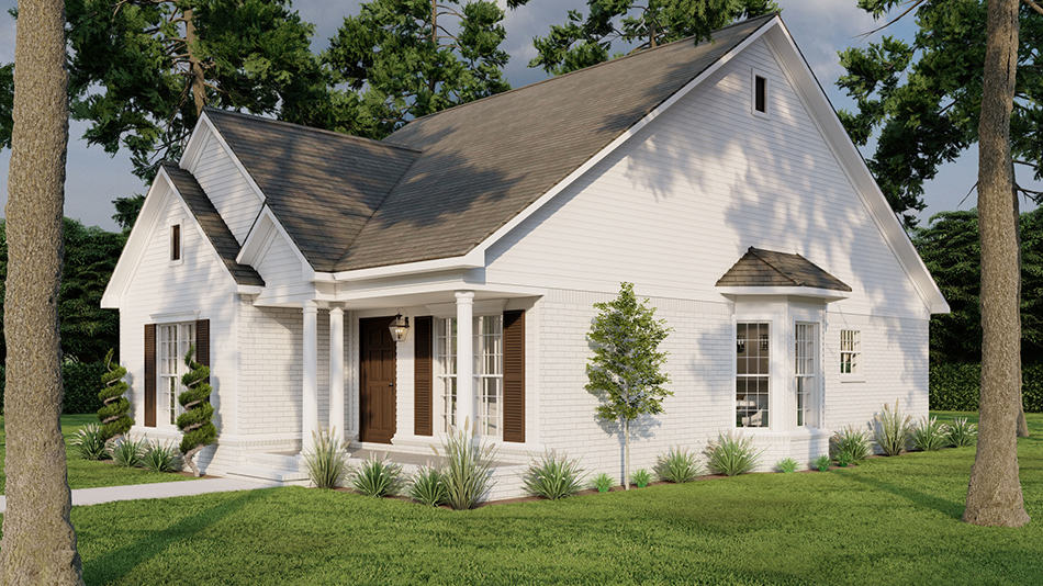 Right View of this 3-Bedroom,1265 Sq Ft Plan -193-1281