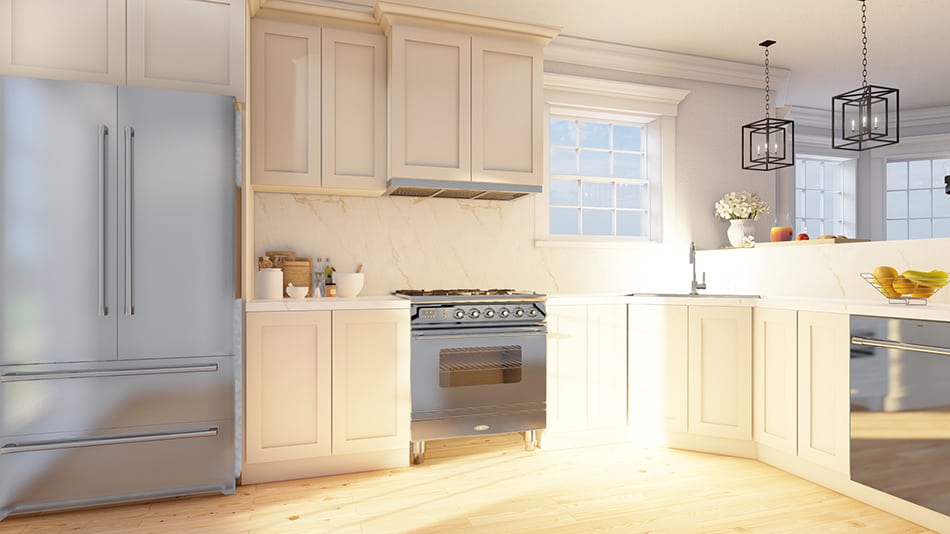 Kitchen of this 3-Bedroom,1265 Sq Ft Plan -193-1281