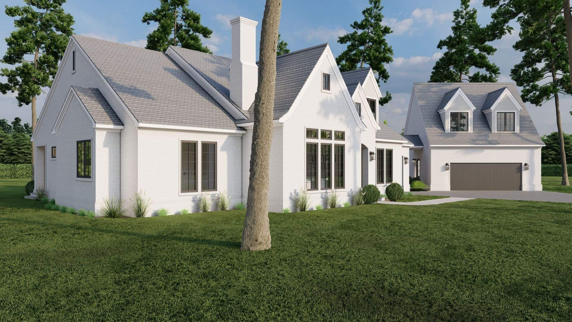 Left View of this 4-Bedroom,3264 Sq Ft Plan -193-1285