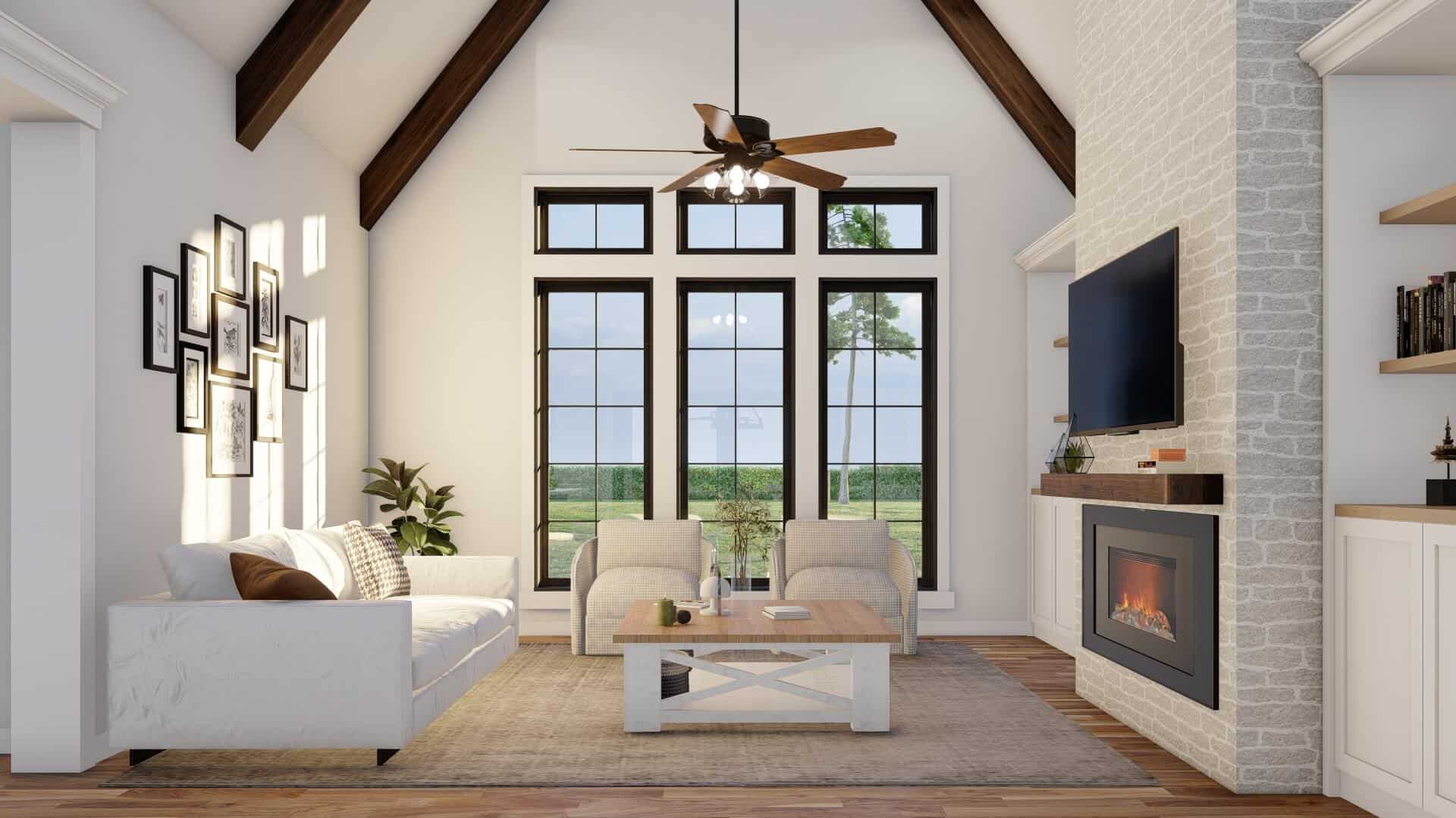 Great Room of this 4-Bedroom,3264 Sq Ft Plan -193-1285