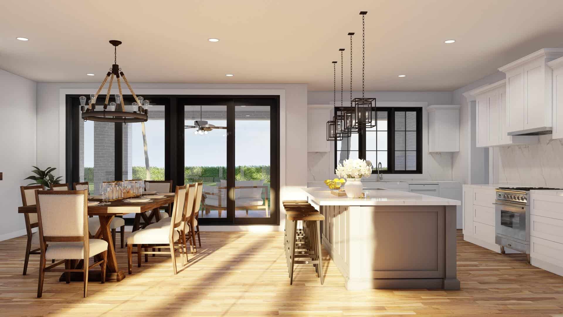 Kitchen of this 4-Bedroom,3264 Sq Ft Plan -193-1285