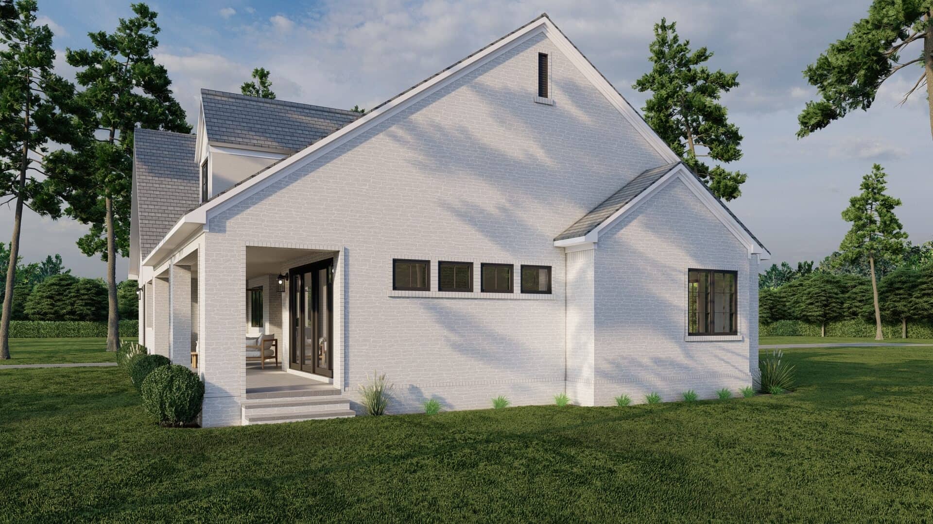 Left View of this 4-Bedroom,3264 Sq Ft Plan -193-1285