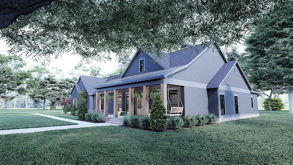 Right View of this 3-Bedroom,3046 Sq Ft Plan -193-1286