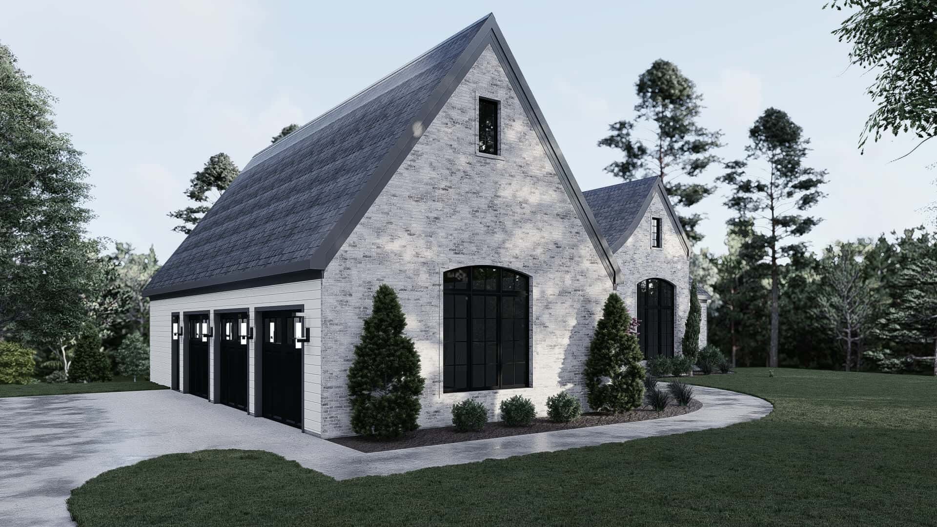Left View of this 3-Bedroom,2515 Sq Ft Plan -193-1287
