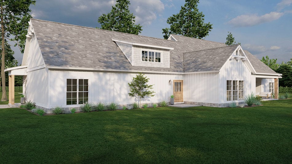 Rear View of this 5-Bedroom,2715 Sq Ft Plan -193-1292
