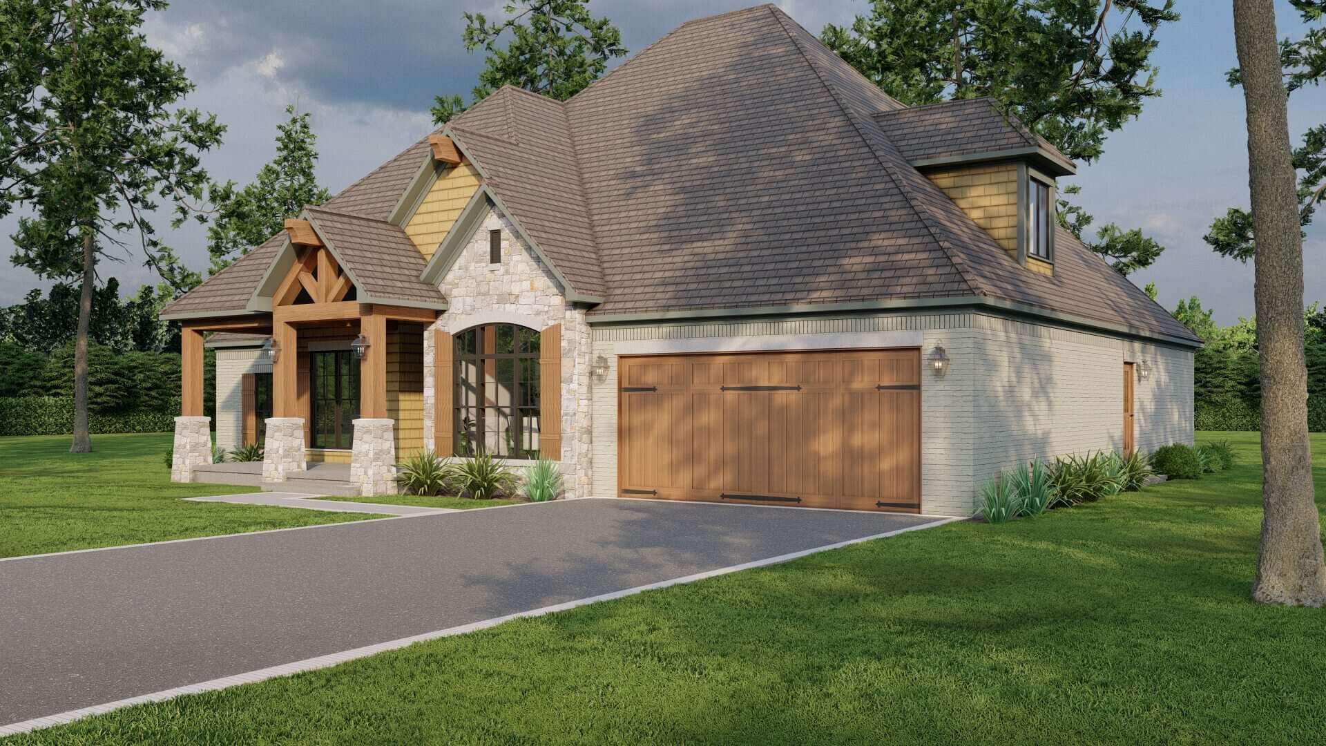 Right Side View of this 4-Bedroom,2380 Sq Ft Plan -193-1293