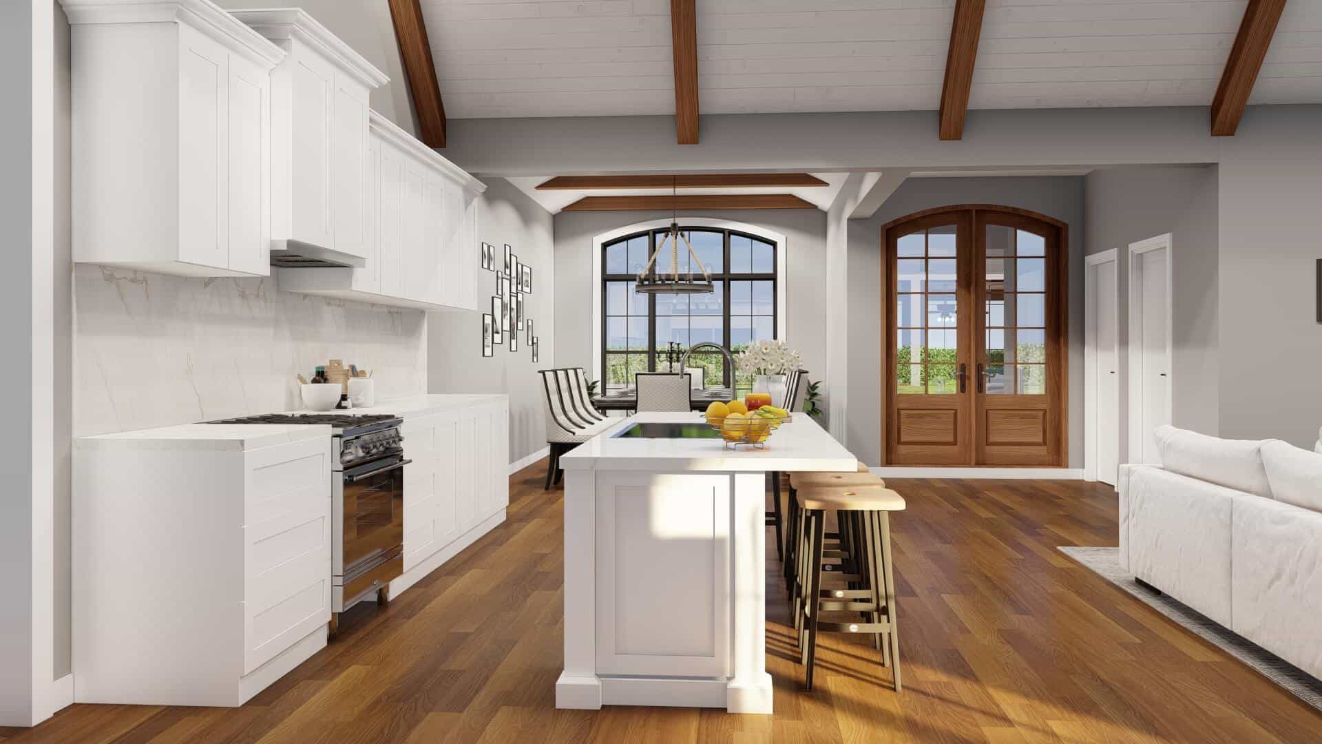 Kitchen: Kitchen Island of this 4-Bedroom,2380 Sq Ft Plan -193-1293