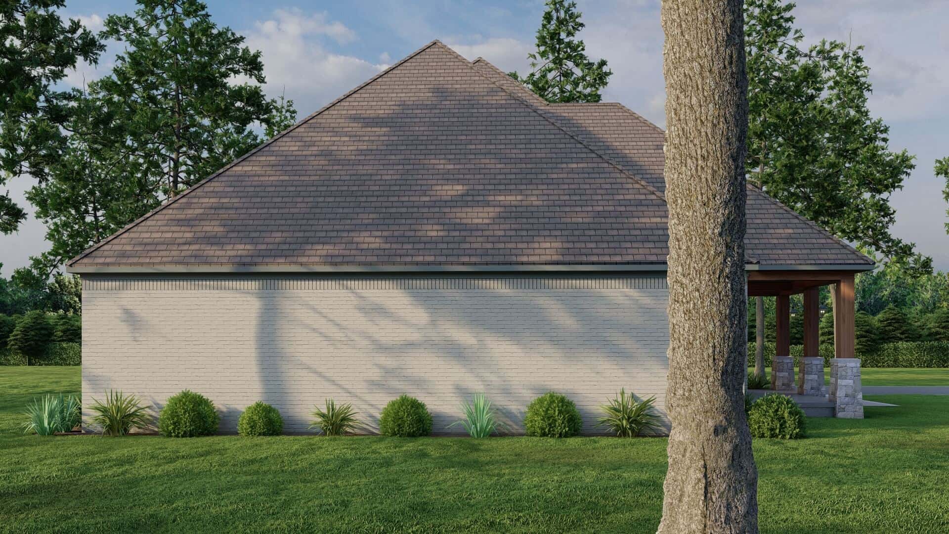 Left Side View of this 4-Bedroom,2380 Sq Ft Plan -193-1293