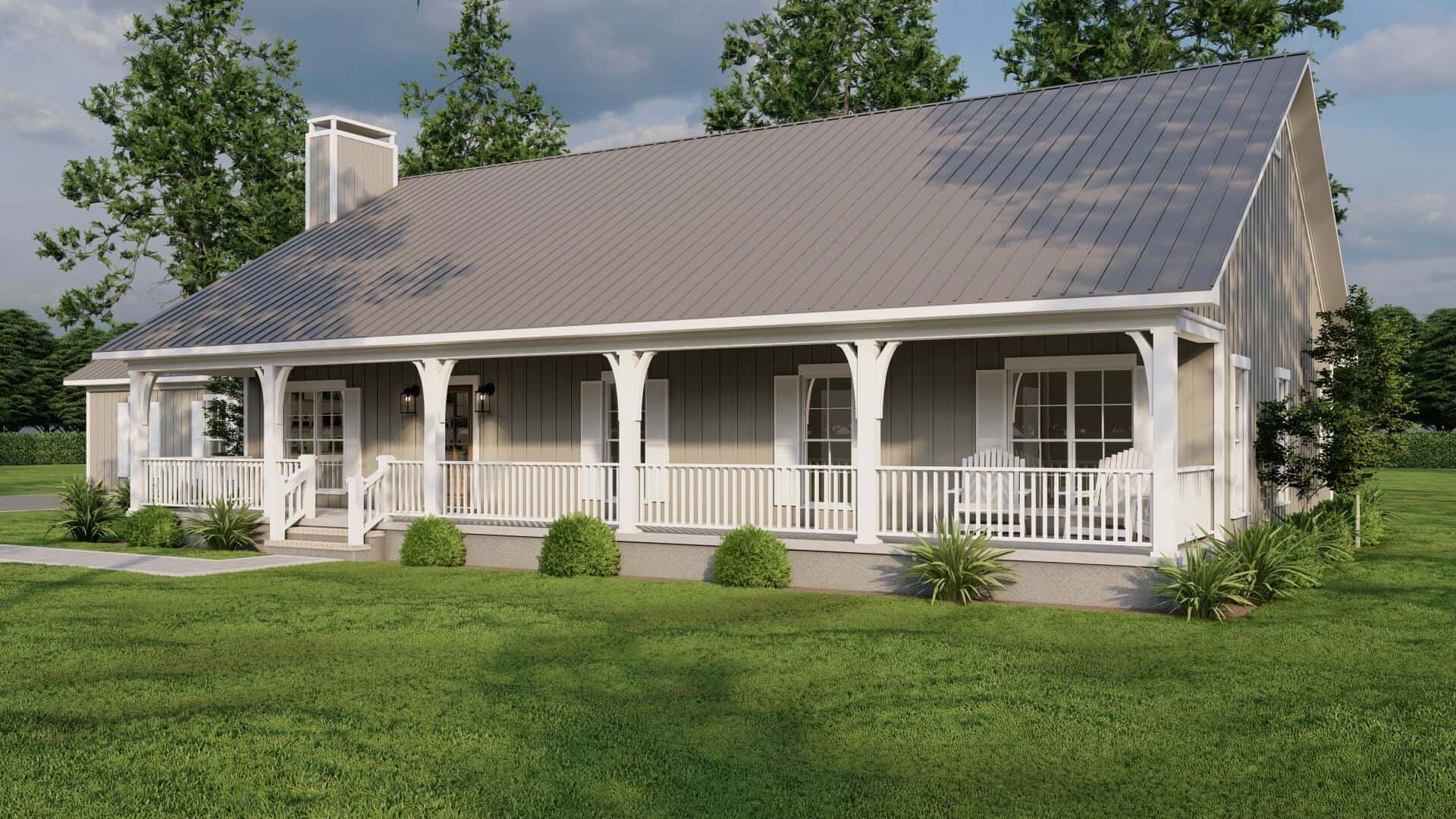 Right Side View of this 3-Bedroom,2313 Sq Ft Plan -193-1295