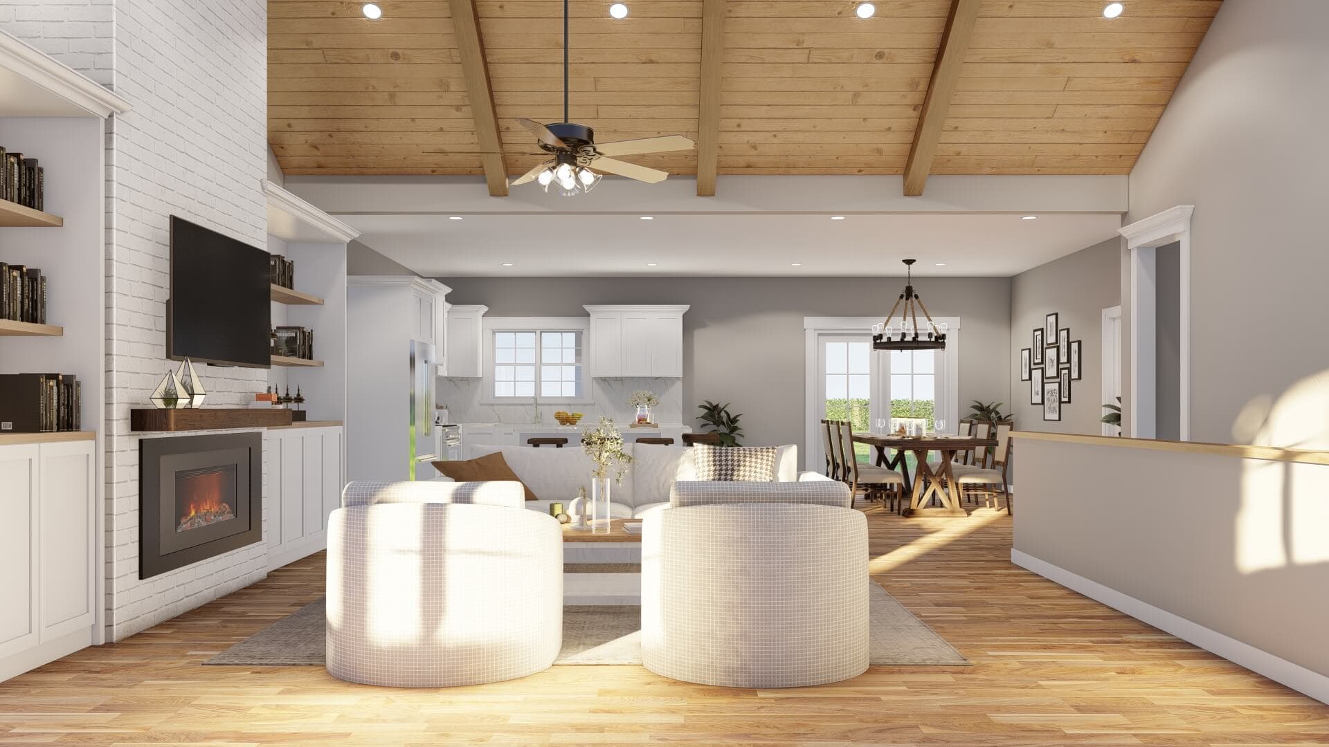 Great Room of this 3-Bedroom,2313 Sq Ft Plan -193-1295