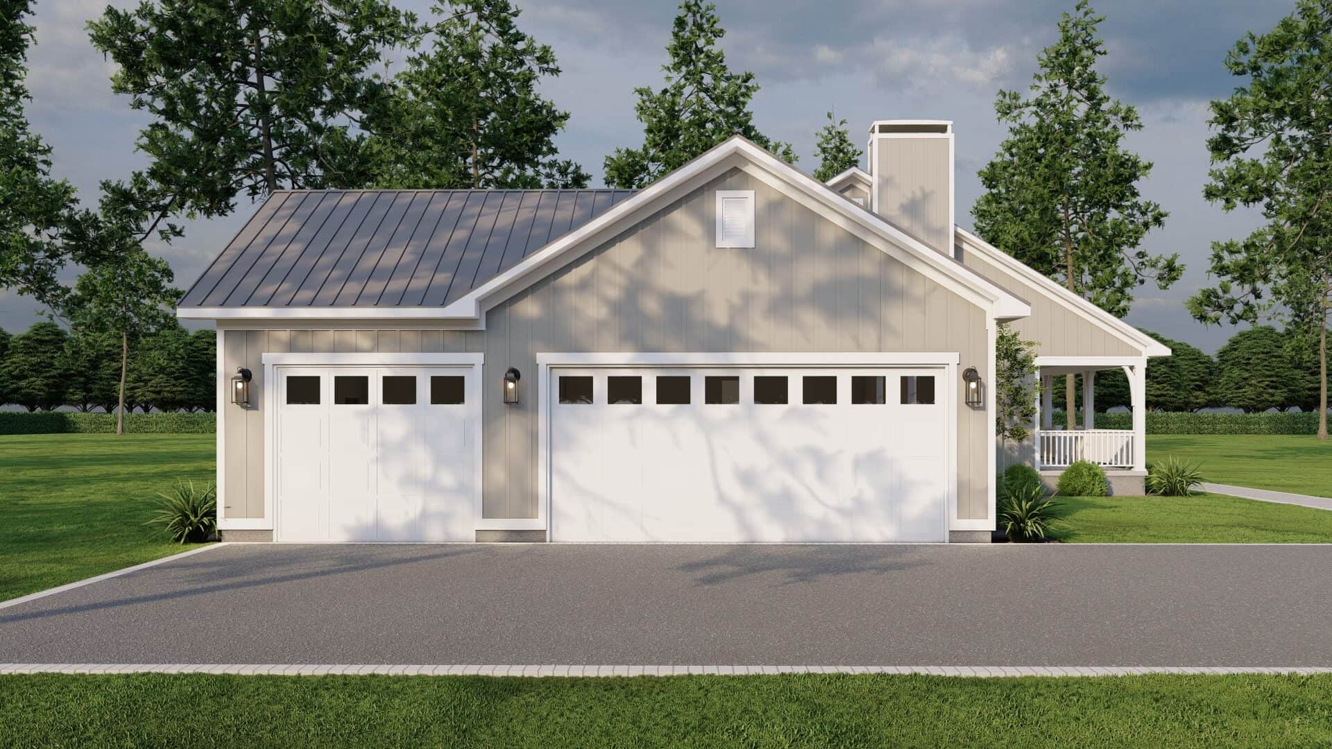 Left Side View of this 3-Bedroom,2313 Sq Ft Plan -193-1295