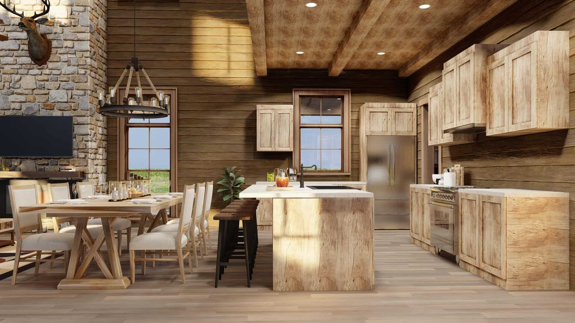 Kitchen of this 4-Bedroom,3723 Sq Ft Plan -193-1296