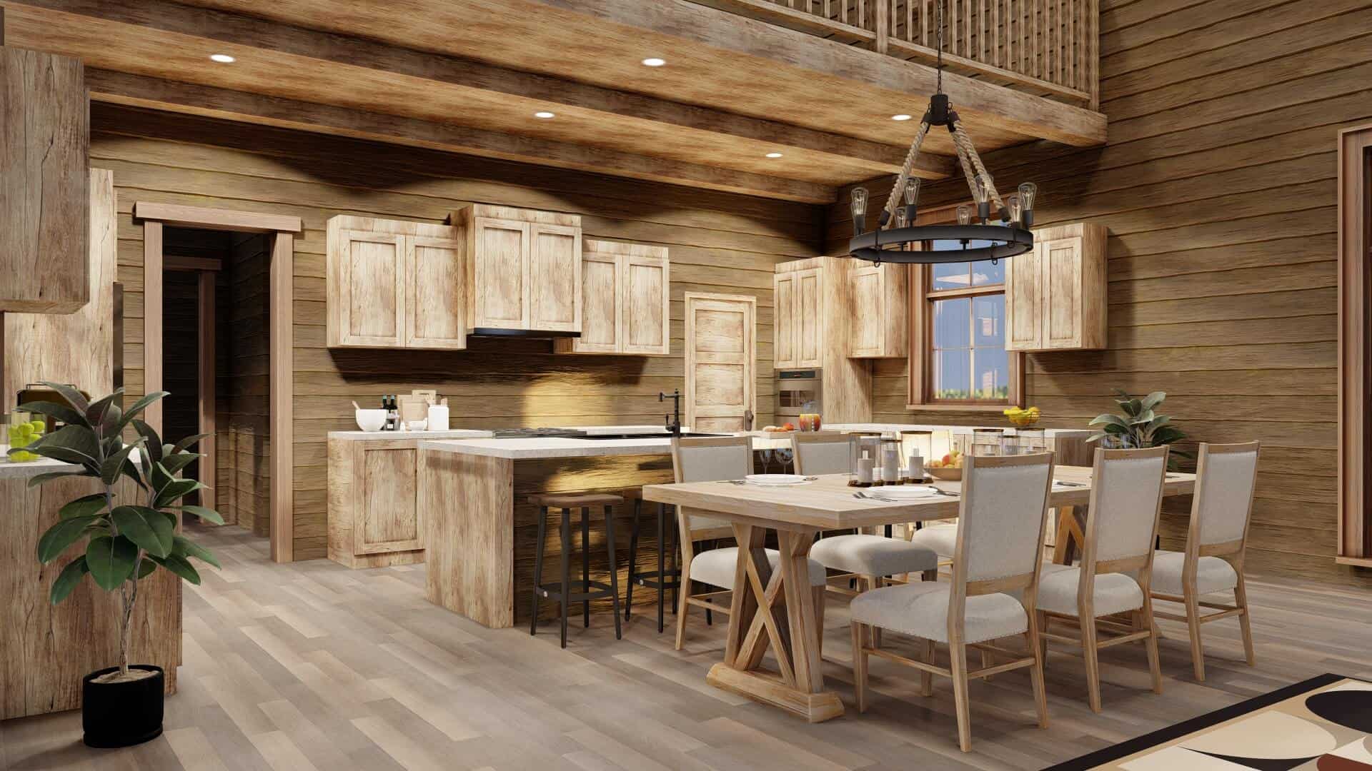 Kitchen of this 4-Bedroom,3723 Sq Ft Plan -193-1296