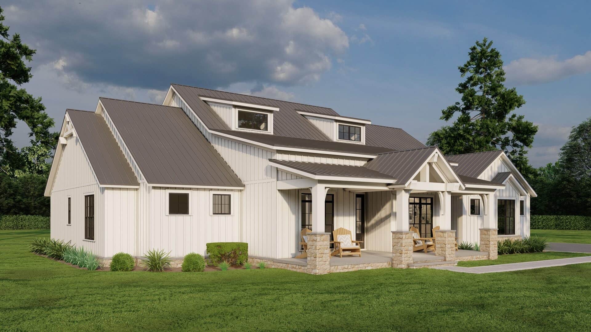 Left Side View of this 4-Bedroom,2679 Sq Ft Plan -193-1297