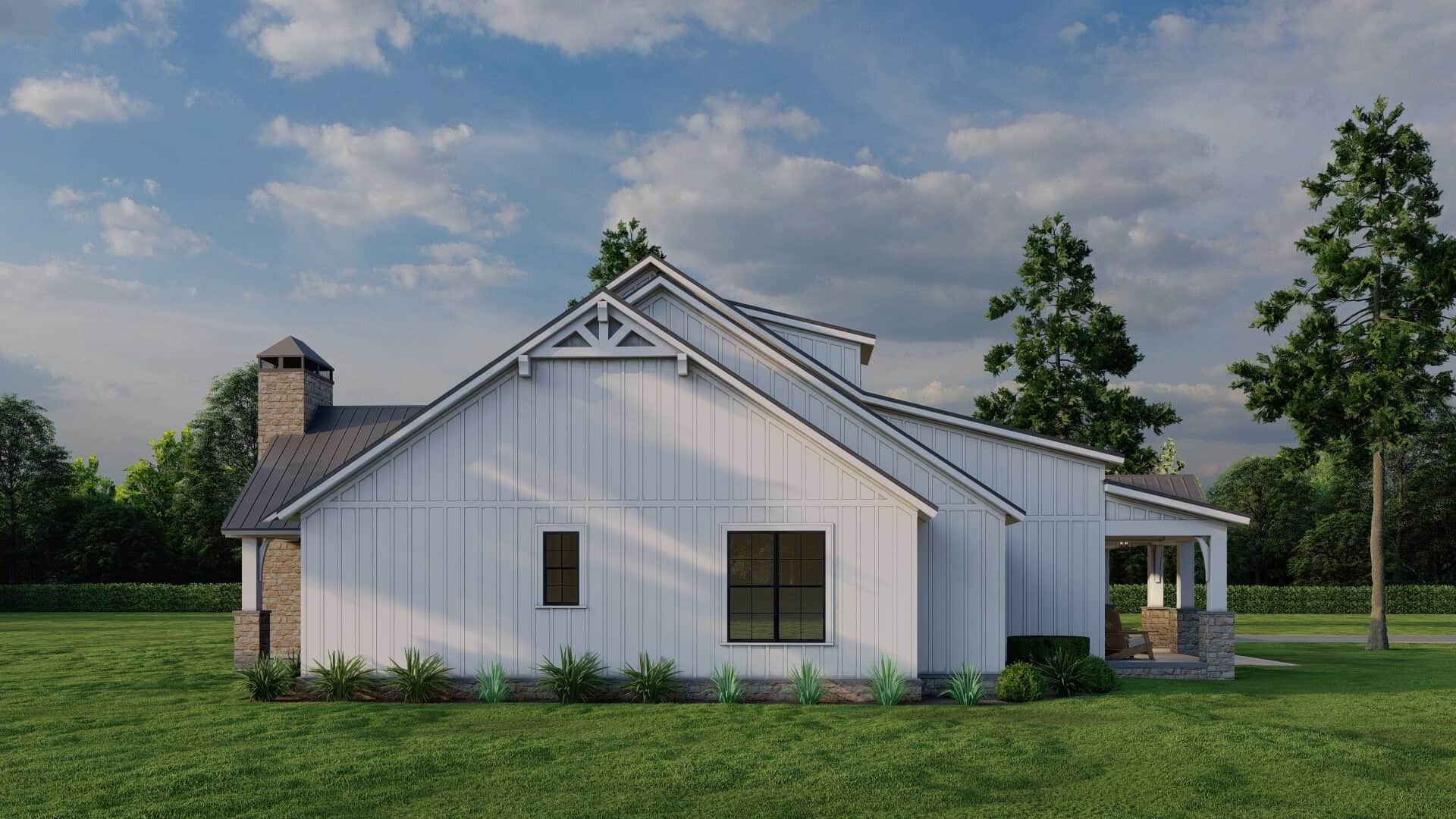 Left Side View of this 4-Bedroom,2679 Sq Ft Plan -193-1297
