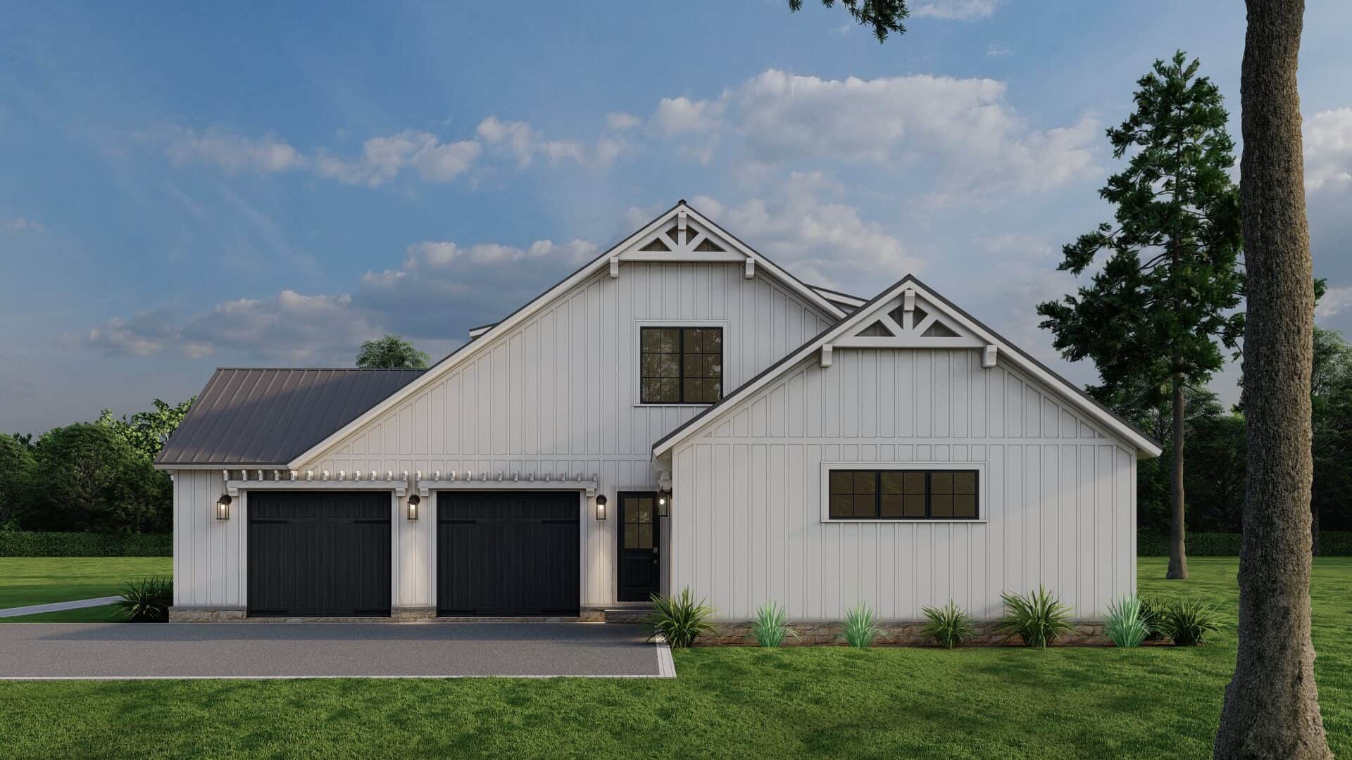 Right Side View of this 4-Bedroom,2679 Sq Ft Plan -193-1297