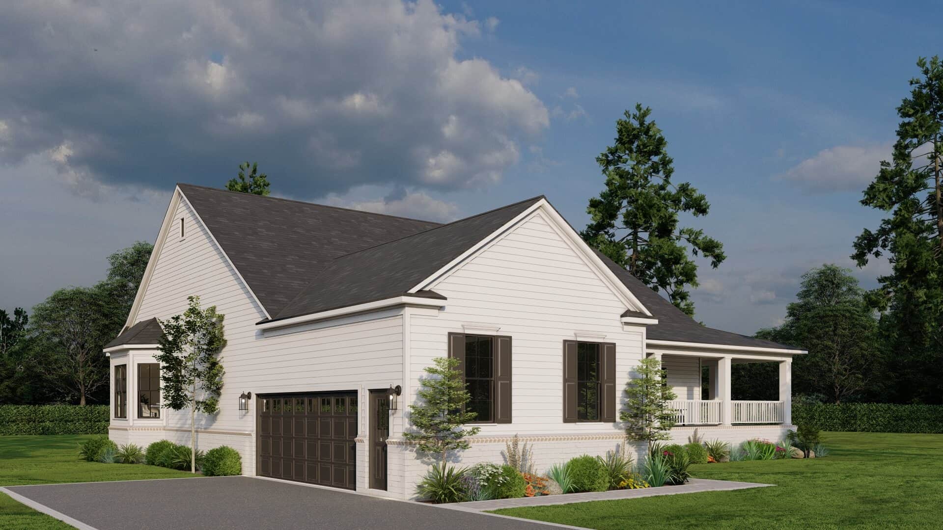 Left Side View of this 3-Bedroom,2165 Sq Ft Plan -193-1298