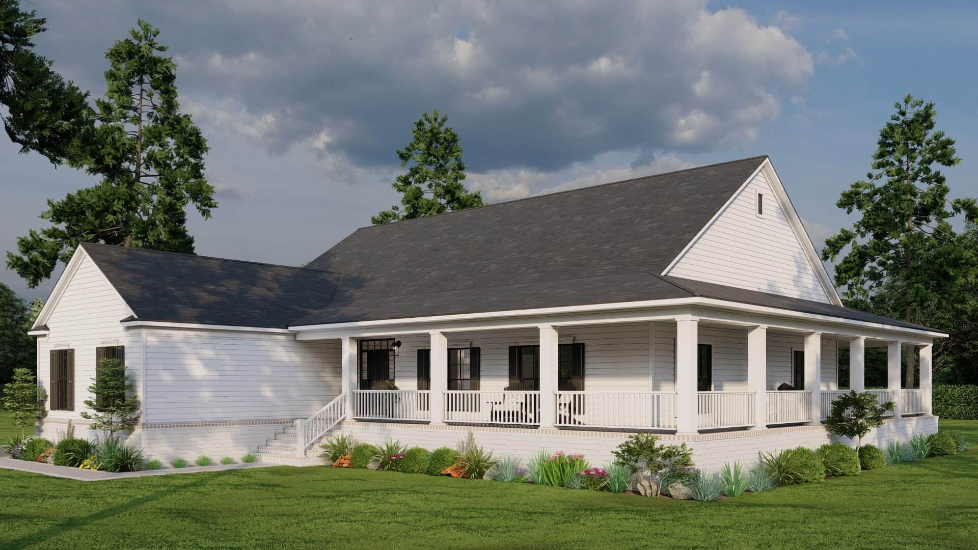Right Side View of this 3-Bedroom,2165 Sq Ft Plan -193-1298