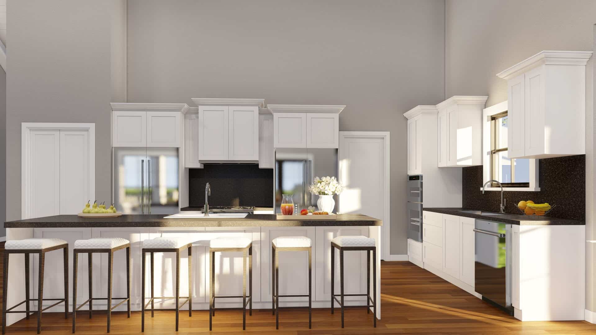 Kitchen: Kitchen Island of this 3-Bedroom,2165 Sq Ft Plan -193-1298