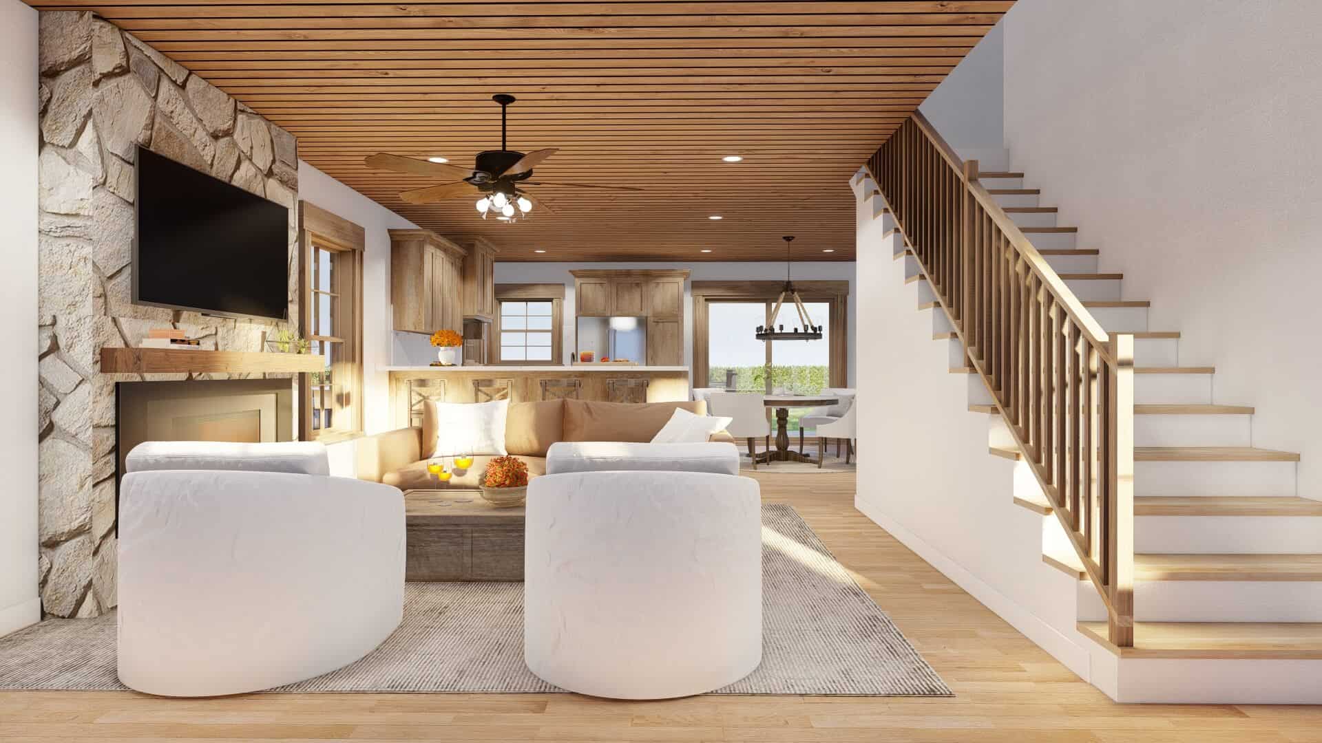 Home Office: Den of this 3-Bedroom,1660 Sq Ft Plan -193-1300