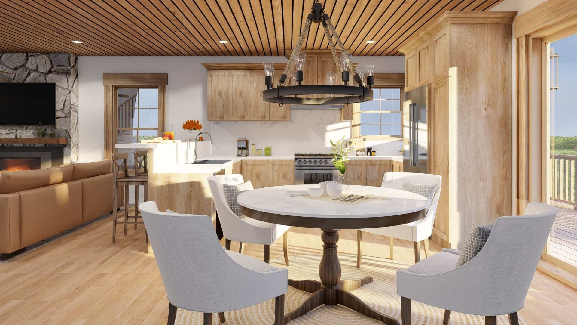 Dining Room of this 3-Bedroom,1660 Sq Ft Plan -193-1300