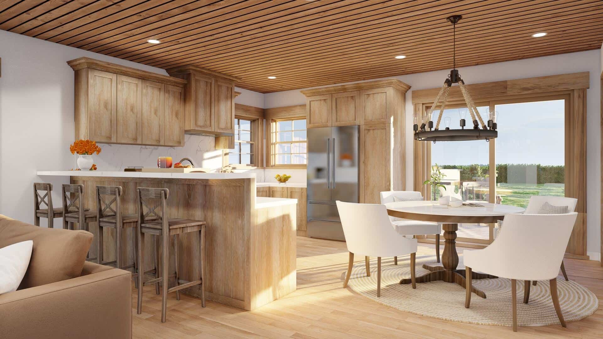 Dining Room of this 3-Bedroom,1660 Sq Ft Plan -193-1300