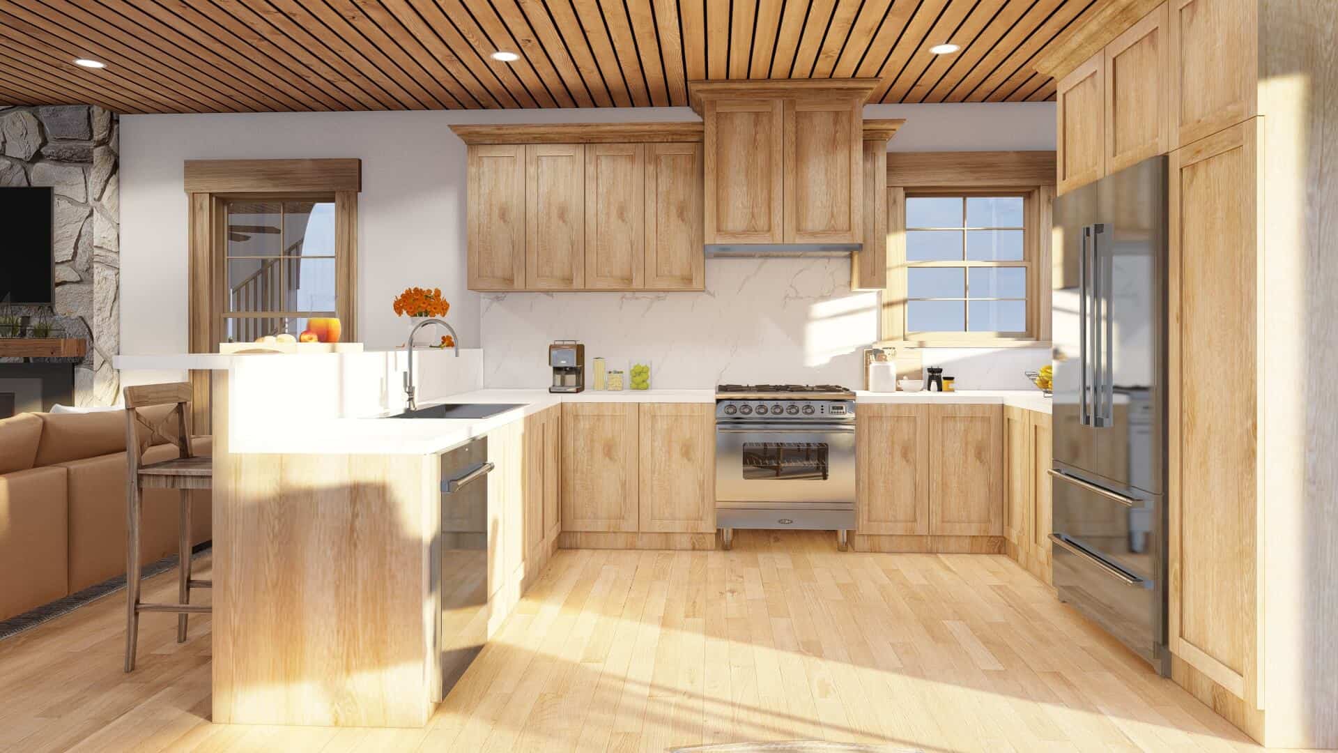 Kitchen of this 3-Bedroom,1660 Sq Ft Plan -193-1300