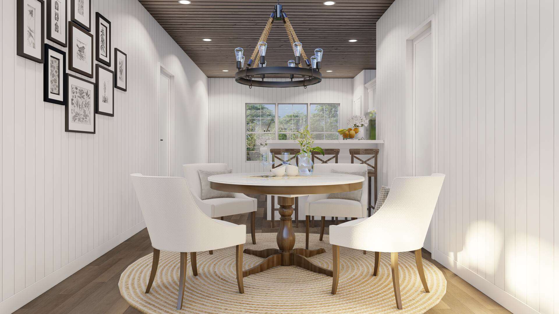 Dining Room of this 1-Bedroom,1371 Sq Ft Plan -193-1301
