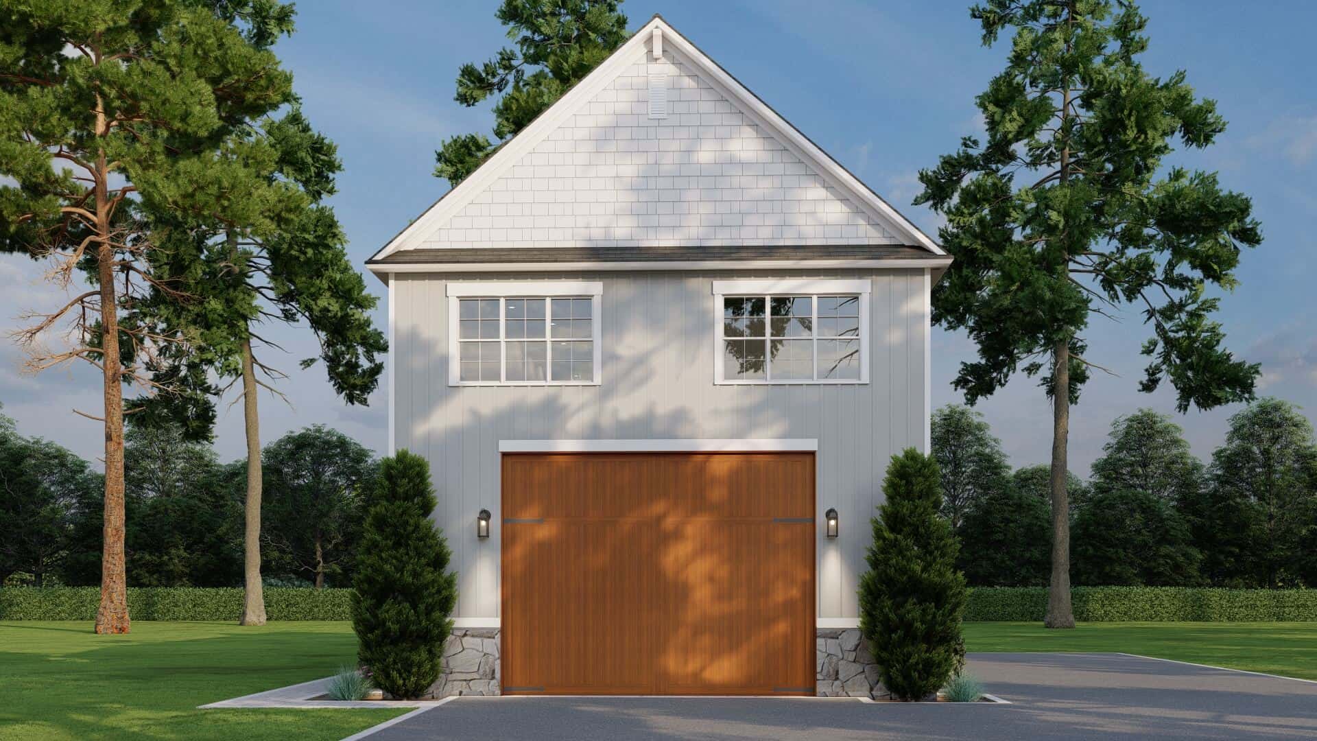 Front View of this 1-Bedroom,1371 Sq Ft Plan -193-1301