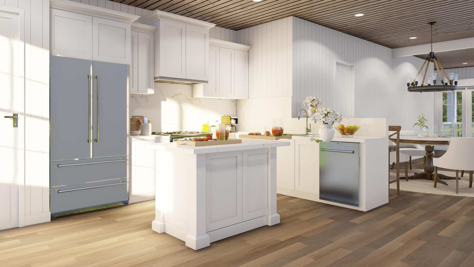 Kitchen: Kitchen Island of this 1-Bedroom,1371 Sq Ft Plan -193-1301