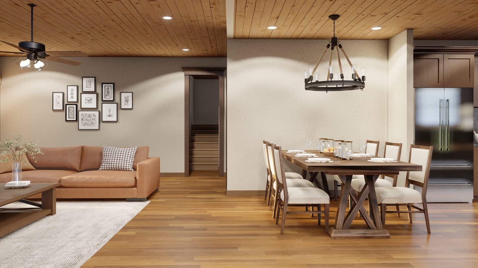 Dining Room of this 2-Bedroom,1805 Sq Ft Plan -193-1302